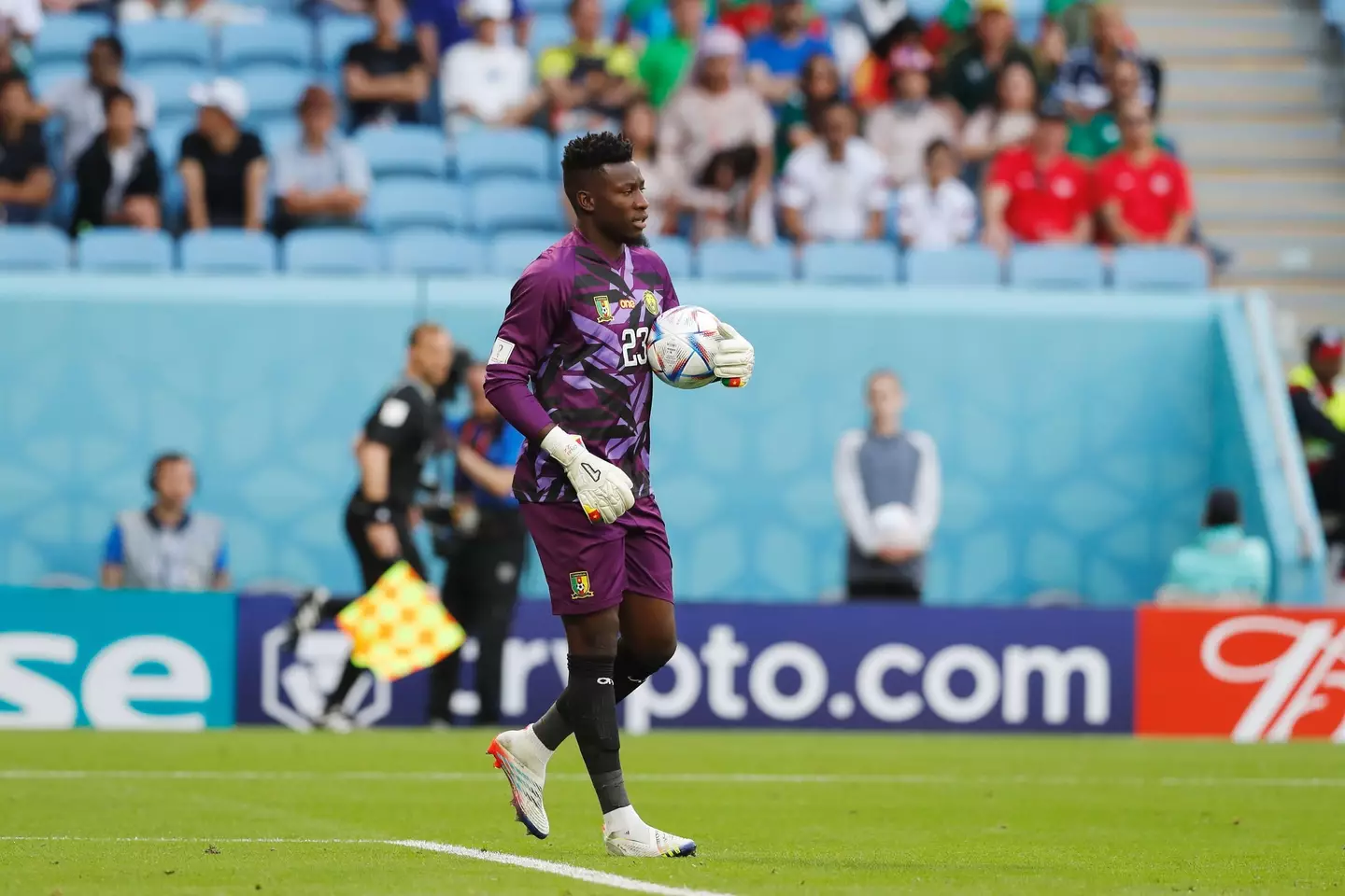 Onana playing vs Switzerland. Image: Alamy