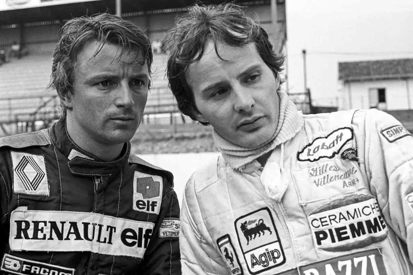 Gilles Villeneuve (R) was one of the best drivers of his generation. Image: Getty