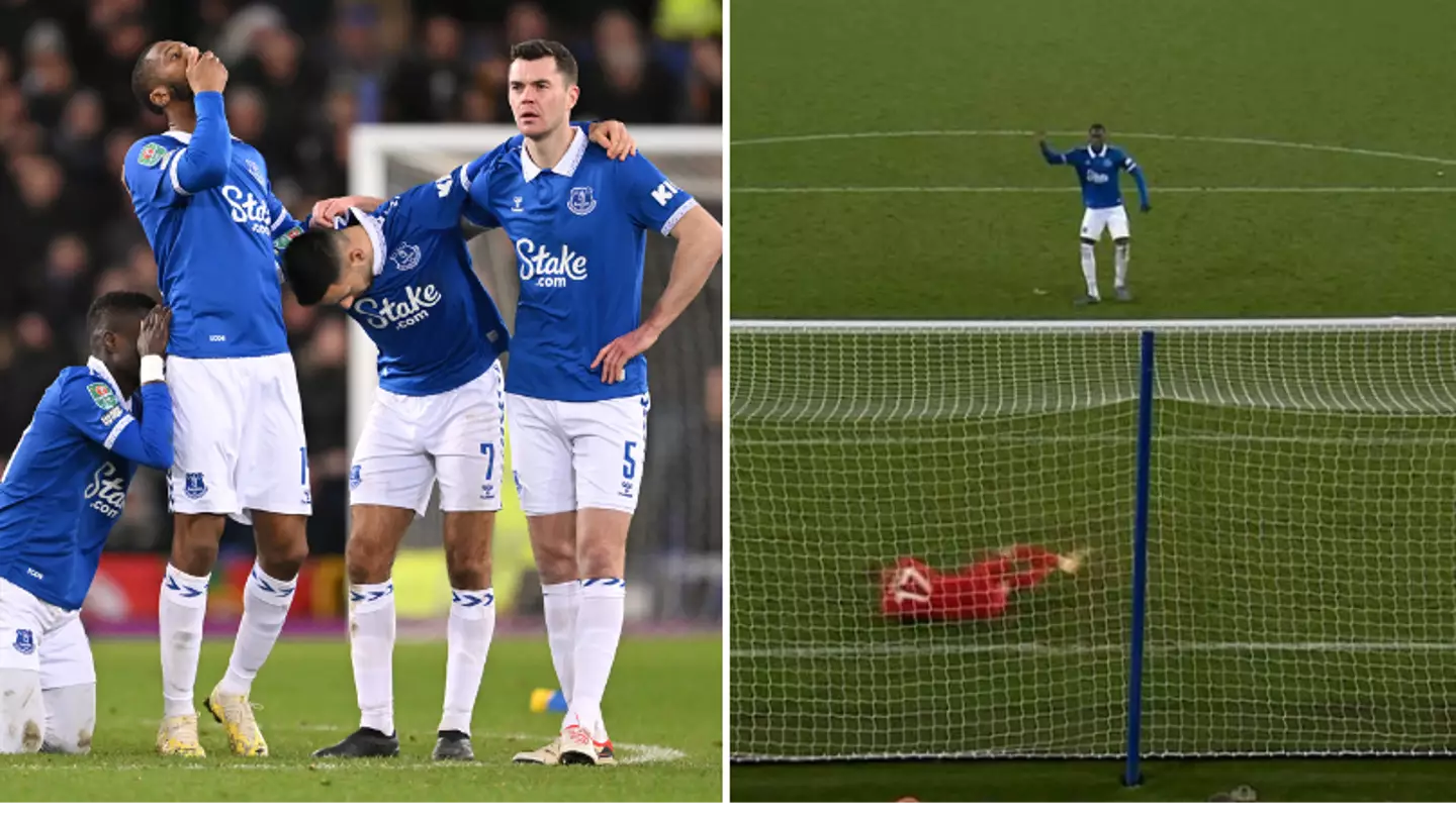 Everton's Amadou Onana took the worst penalty ever in Fulham shoot-out defeat