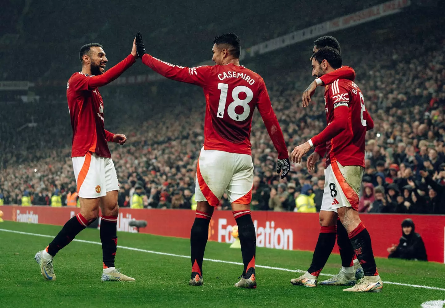 Casemiro's performances for Manchester United have improved in recent months. (Image: Getty)