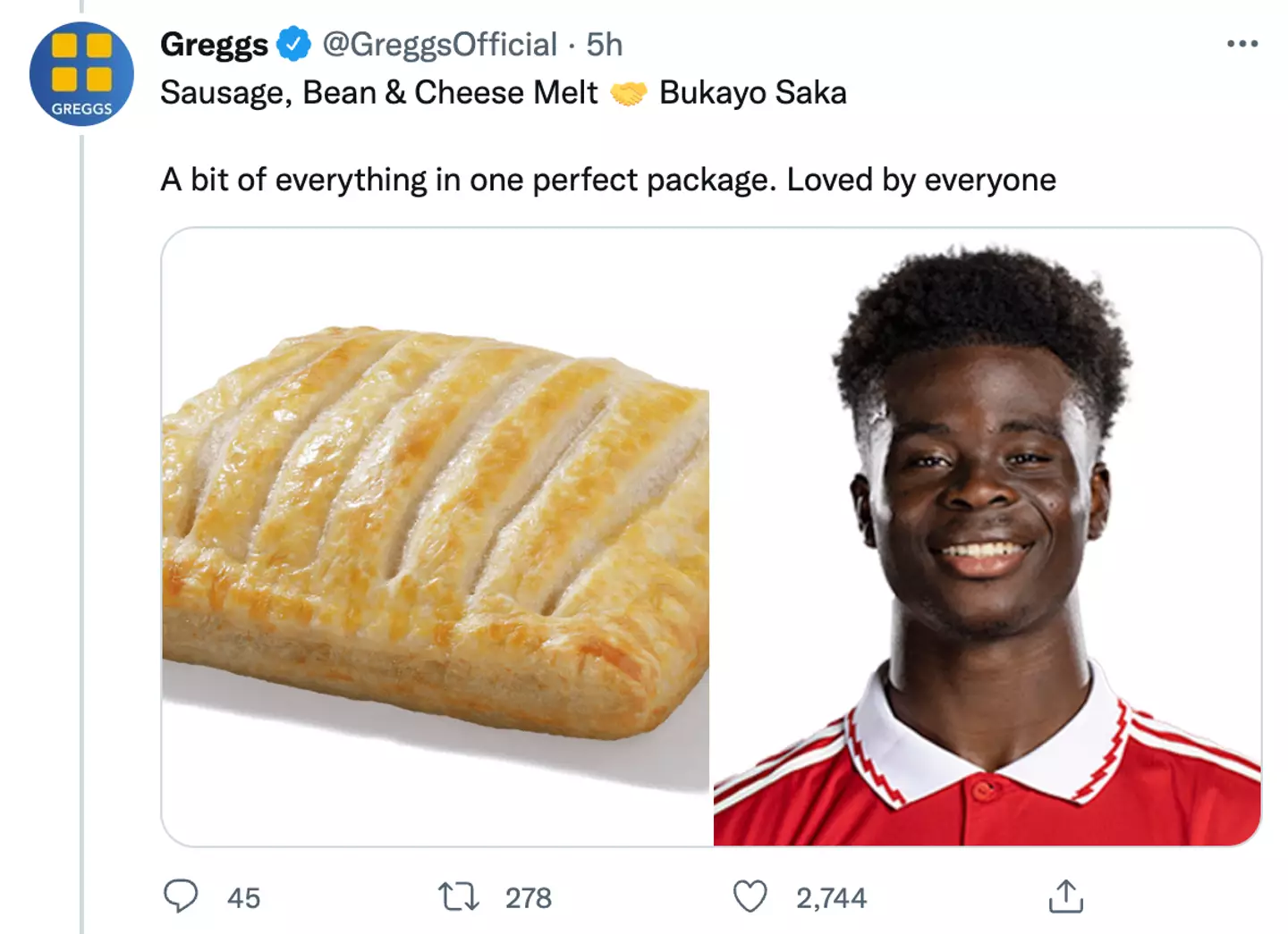 Bukayo Saka.