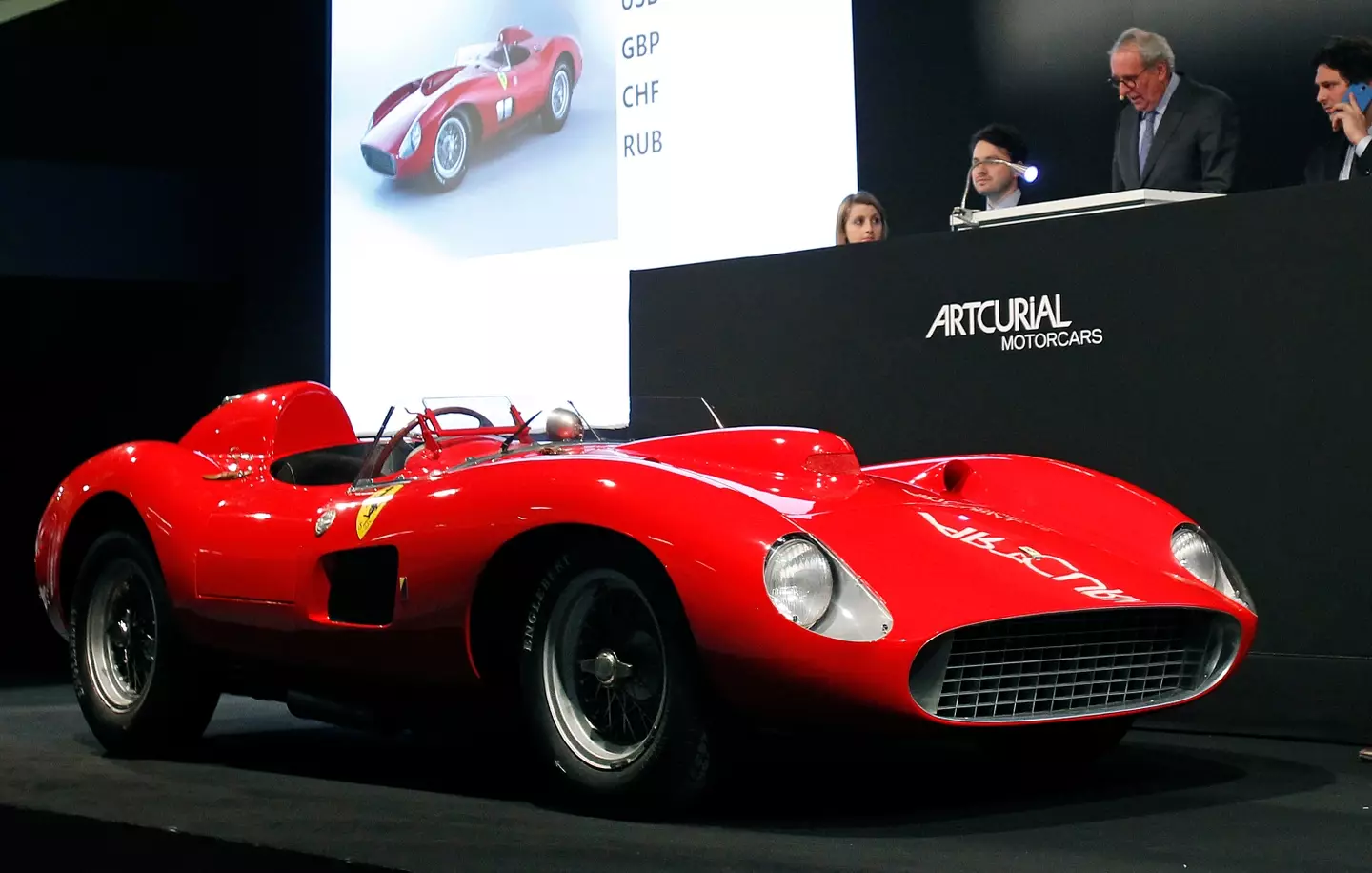 The ultra rare Ferrari 335 S Spider Scaglietti (