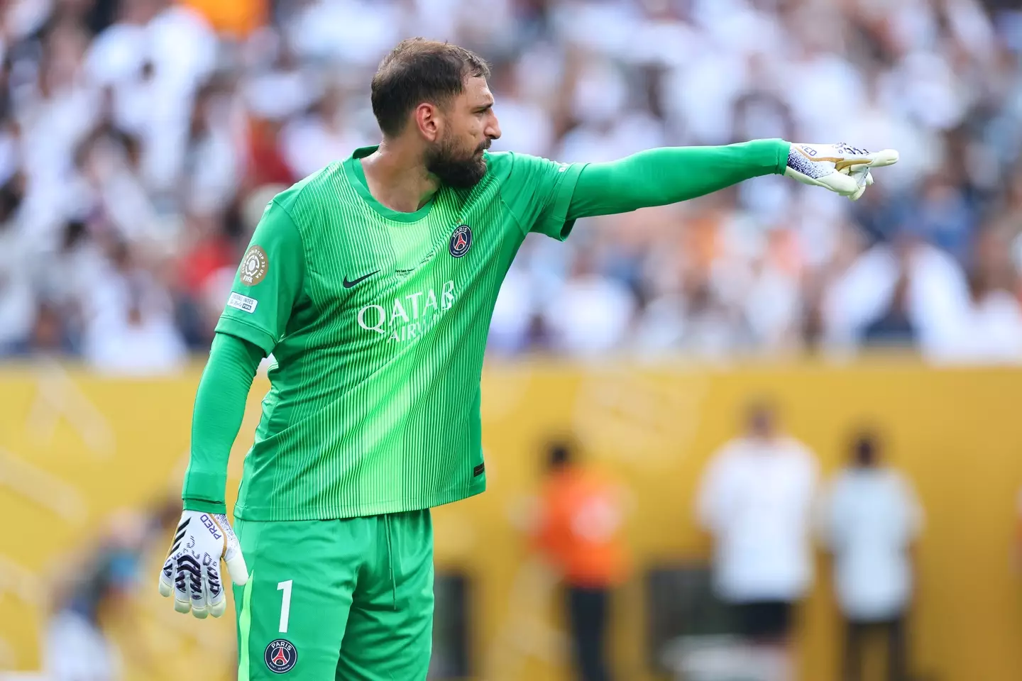 Gianluigi Donnarumma is wanted by Manchester City, Manchester United and Chelsea. Image: Getty