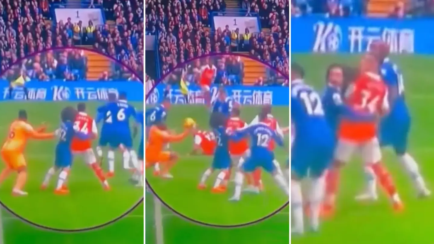 Marc Cucurella's bizarre 'hug' defending tactic for Arsenal's goal has got fans talking