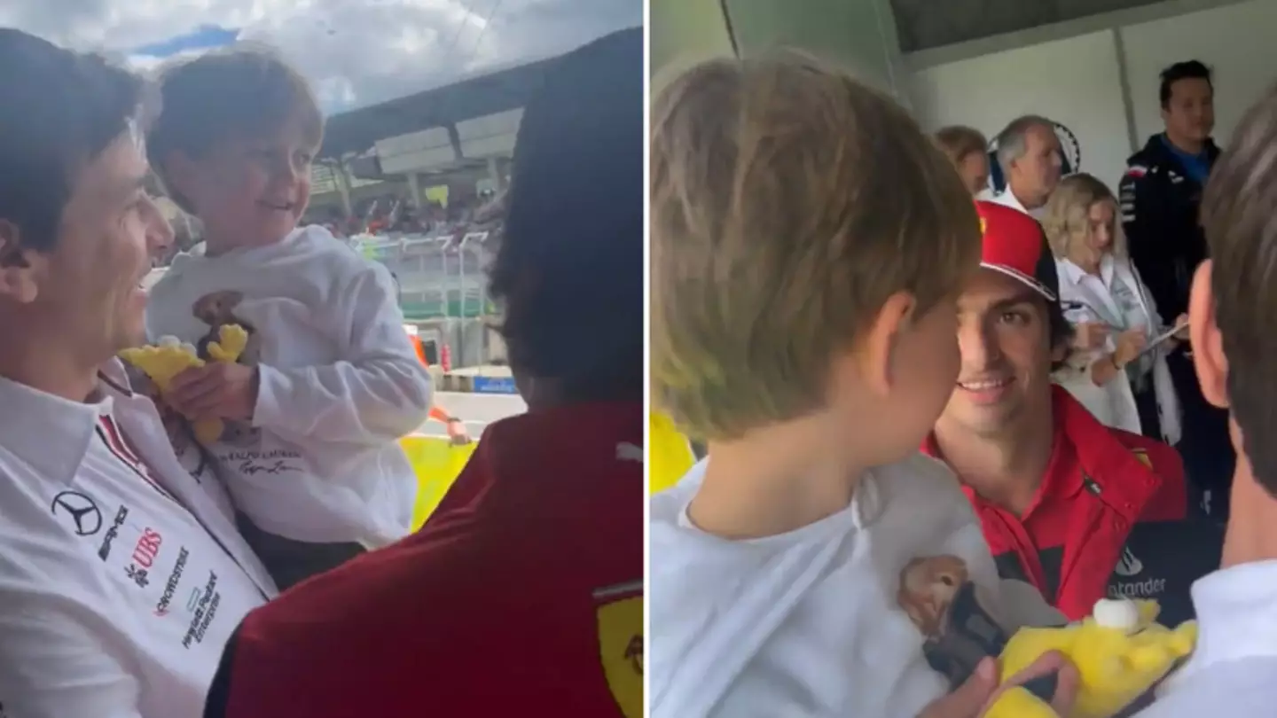 Footage of Toto Wolff’s Son Meeting The Formula 1 Drivers Will Make Your Heart Melt