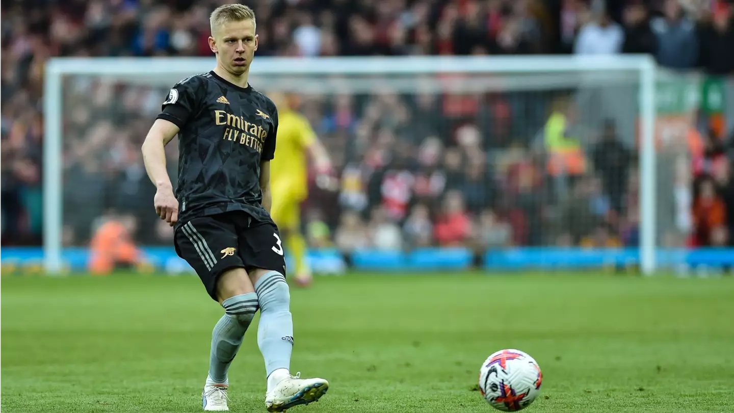 Oleksandr Zinchenko set to miss Arsenal's Premier League clash against West Ham