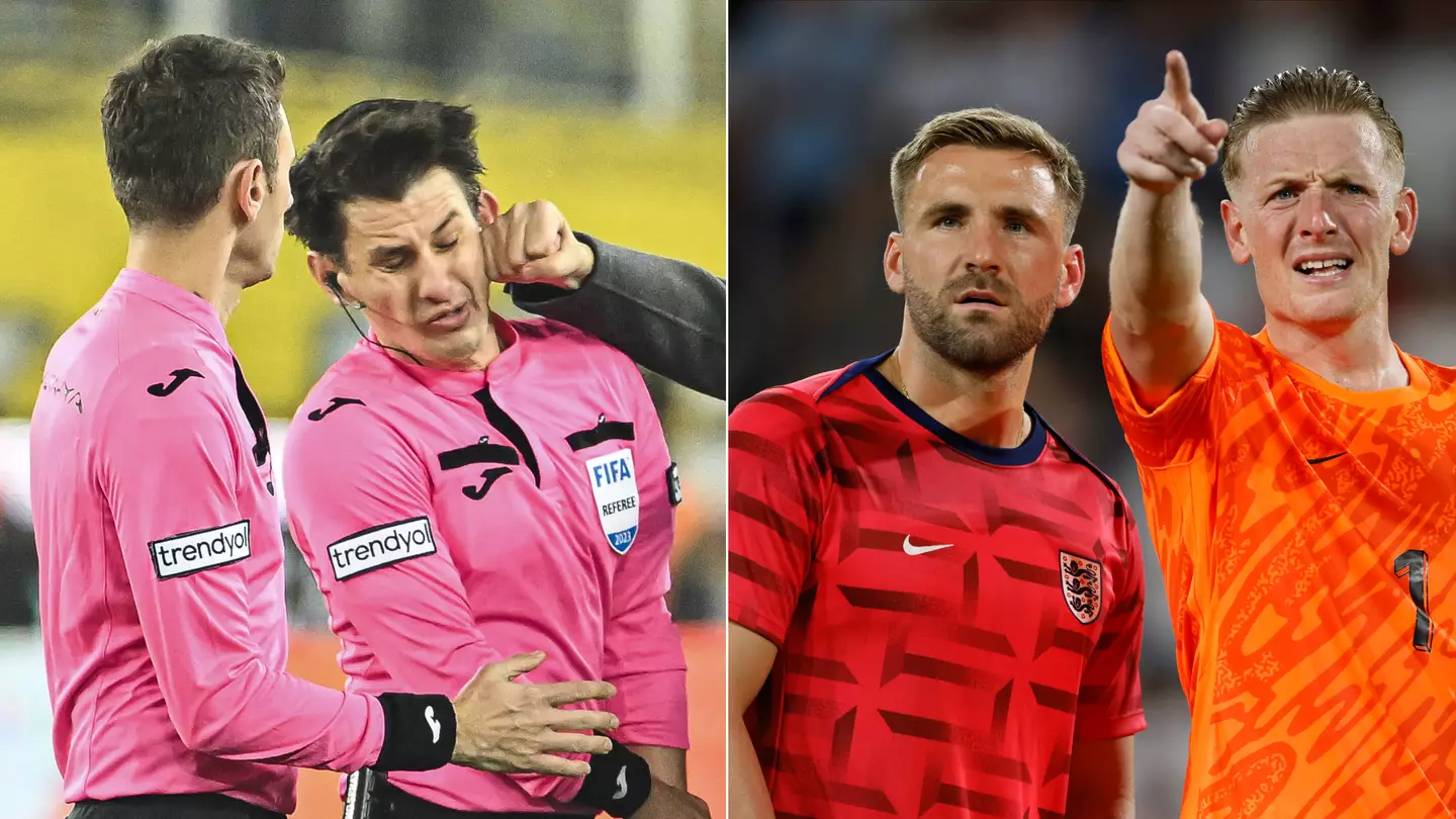 England vs Slovakia ref was hospitalised and left in neck brace after being punched in shocking incident