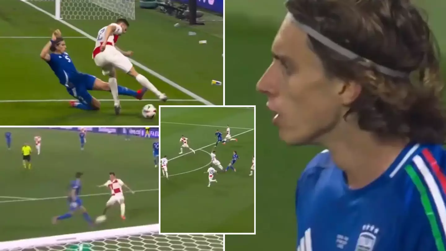 Compilation of Riccardo Calafiori's masterclass for Italy vs Croatia is really special, he is the future