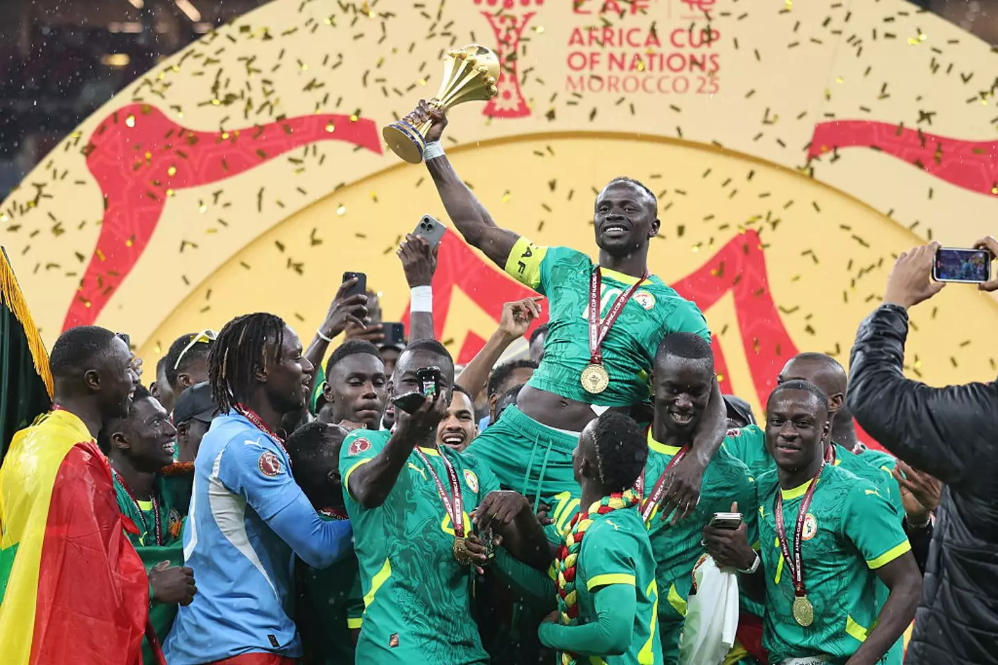Senegal could face punishments for leaving the match in protest. (Image: Samah Zidan/Anadolu via Getty Images)