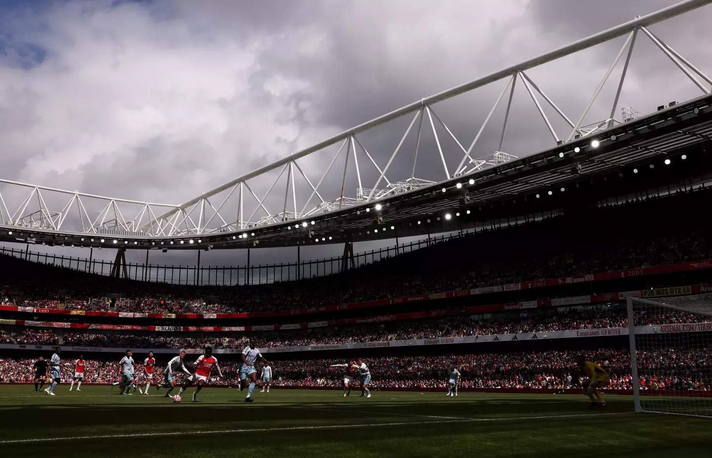 The Emirates was at full capacity for the Gunners' season oepner. (
