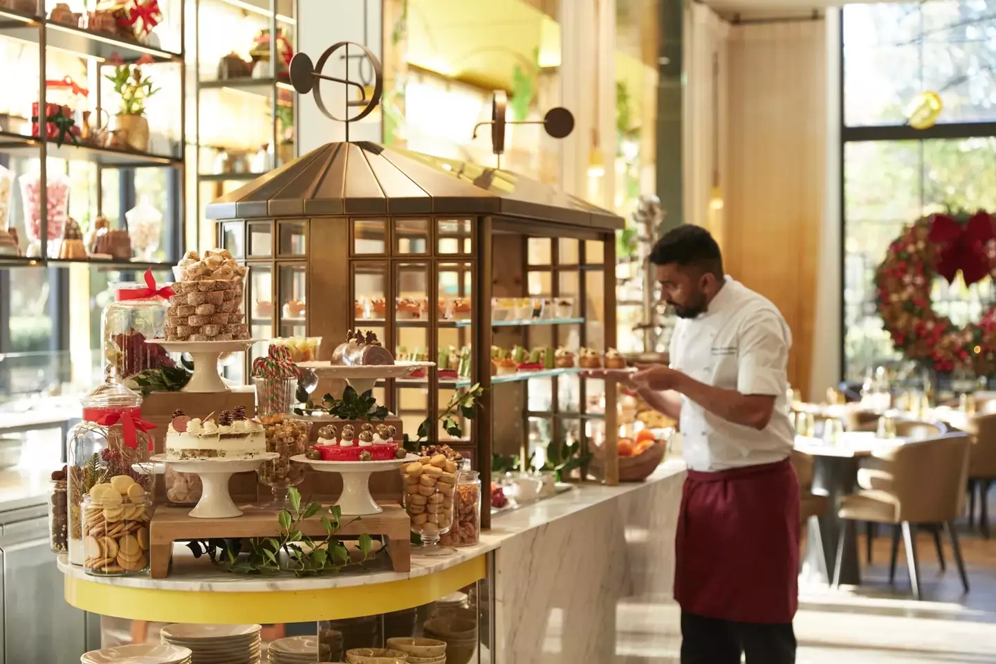 Just some of the remarkable food on offer at the Grove's Glasshouse restaurant