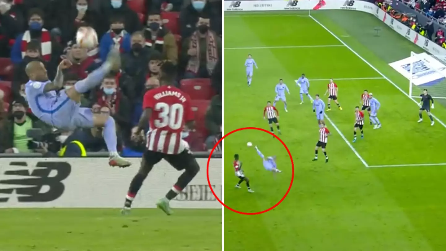 38-Year-Old Dani Alves Assists Pedri In 93rd Minute With Outrageous Bicycle Kick Against Athletic Bilbao