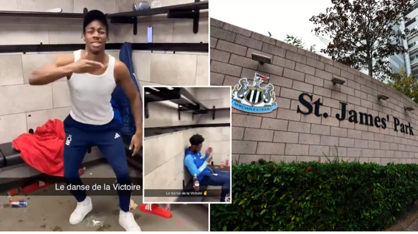 Fans surprised at state of Newcastle's away dressing room in video featuring Anthony Elanga