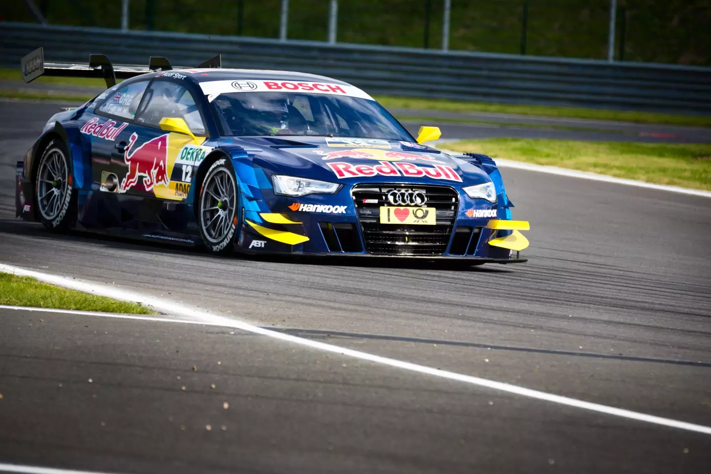 An Audi car competing in the DTM championship in 2013. Image: PA Images