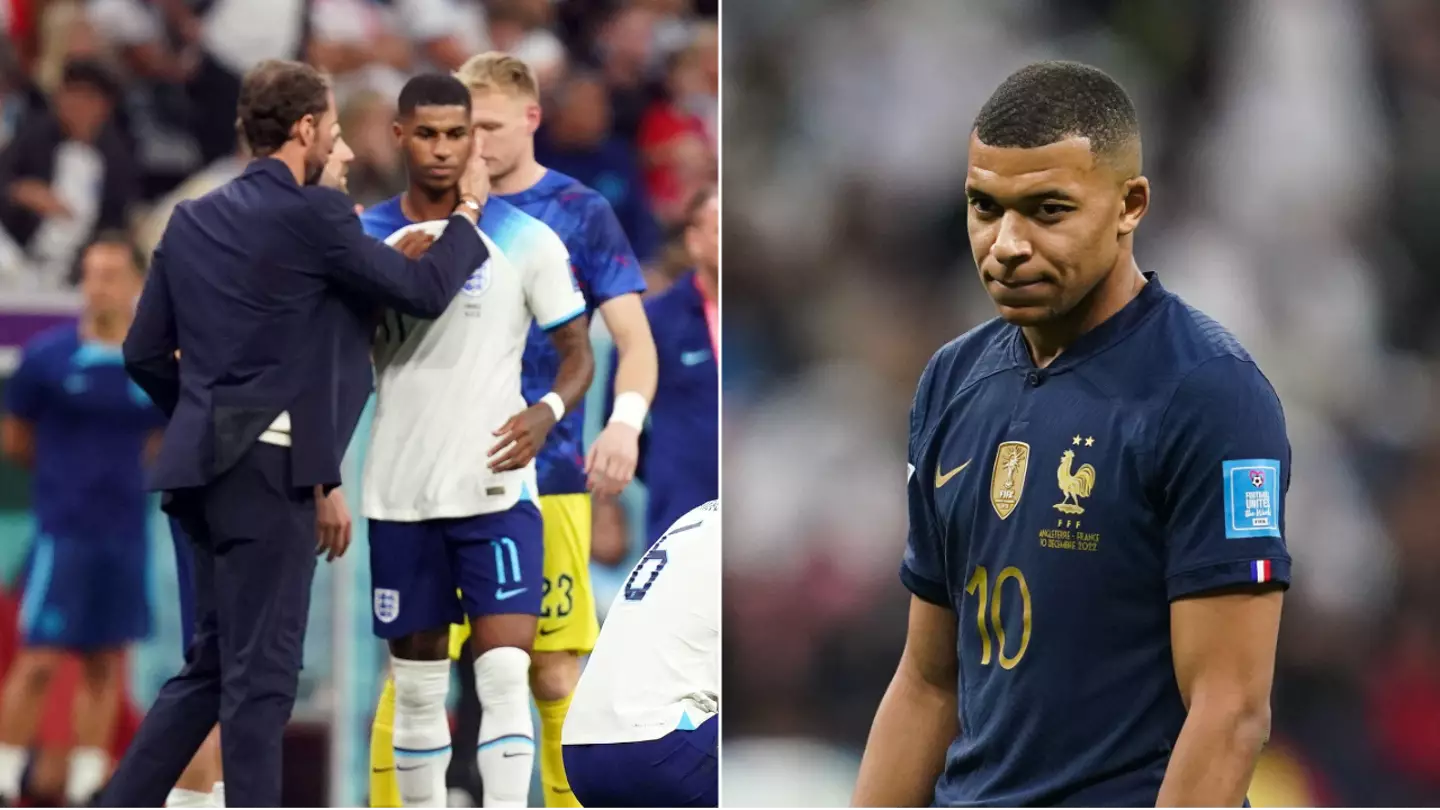 Kylian Mbappe responds to Man Utd star's post after England World Cup exit