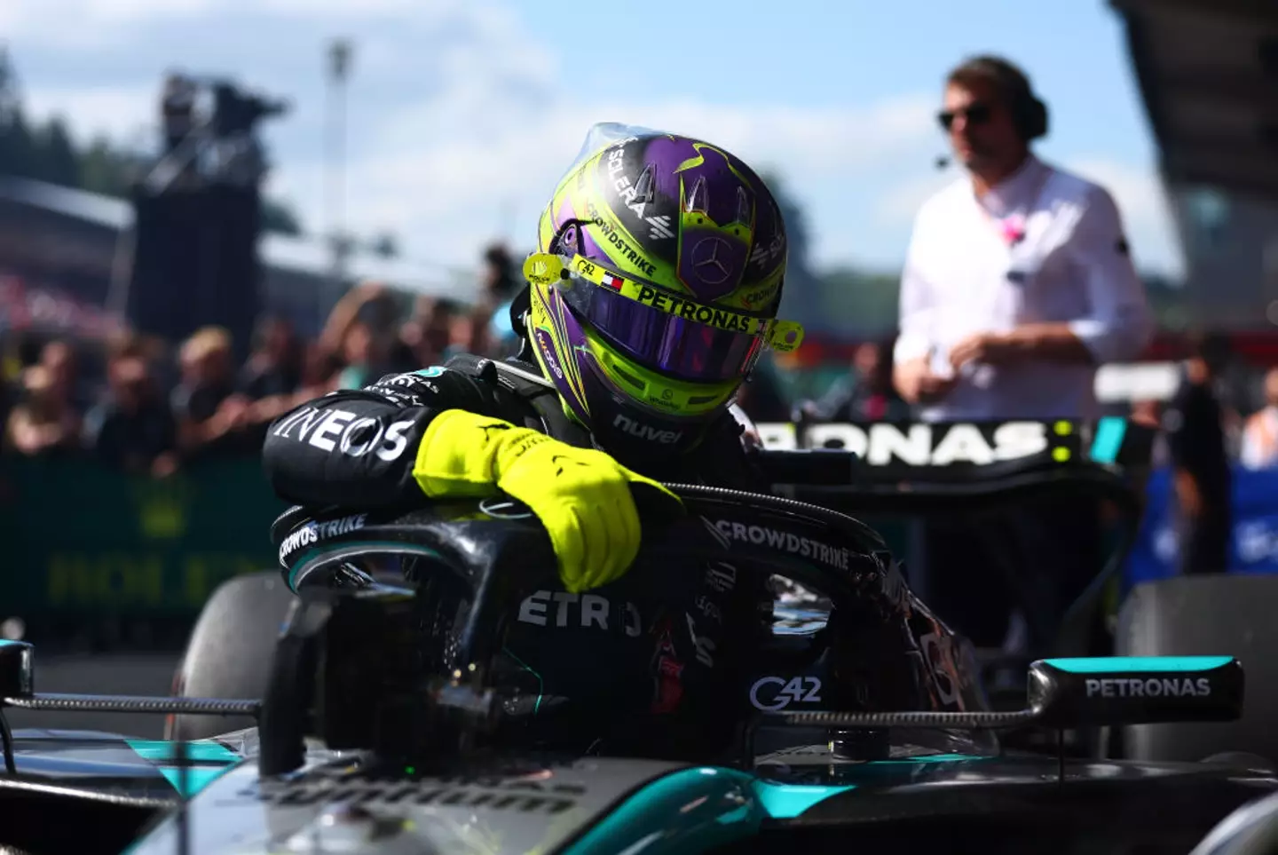 Lewis Hamilton has 105 career race wins and has won the driver's championship seven times. (Image: Getty)