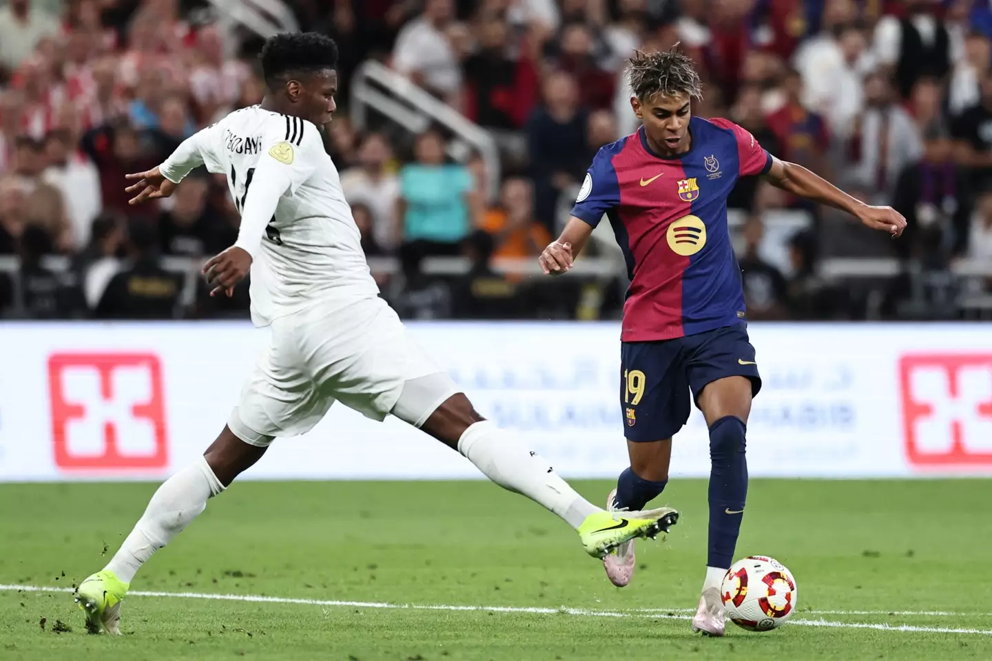 Aurelien Tchouameni struggled against Barcelona. Image: Getty