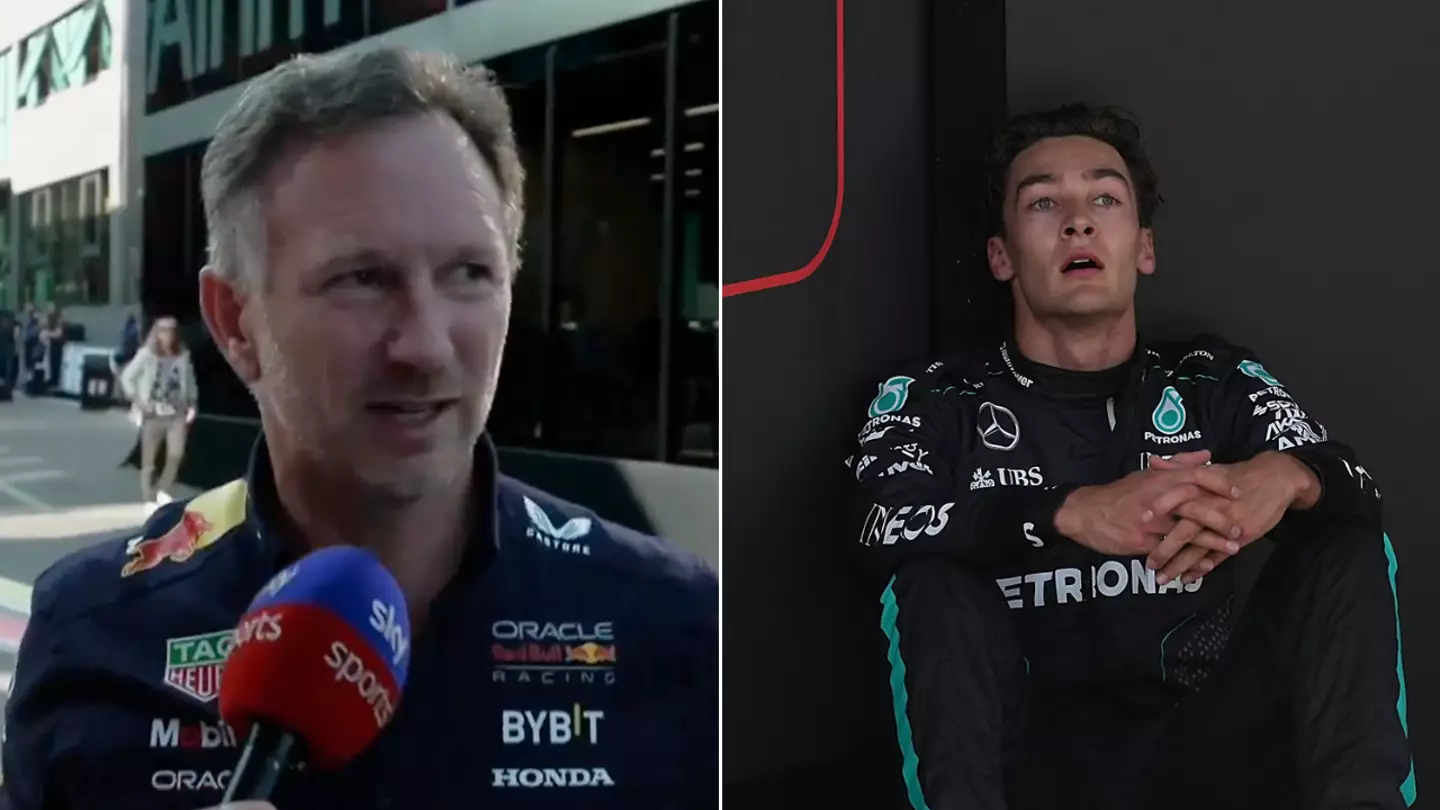 Christian Horner points out where Mercedes made 'mistake' before George Russell disqualification at Belgian GP