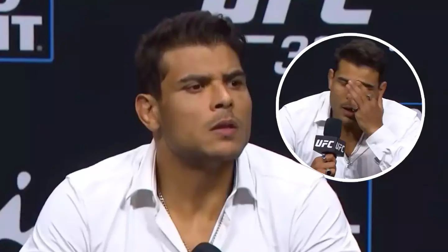 UFC fighter leaves fans seriously worried after shocking footage emerges of his behaviour during press conference