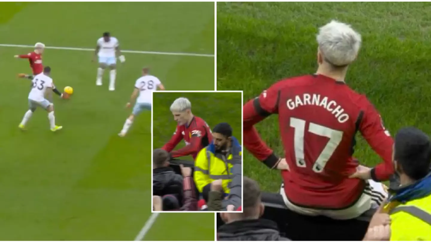 Alejandro Garnacho pulls off 'ad board' celebration against West Ham despite being warned not to