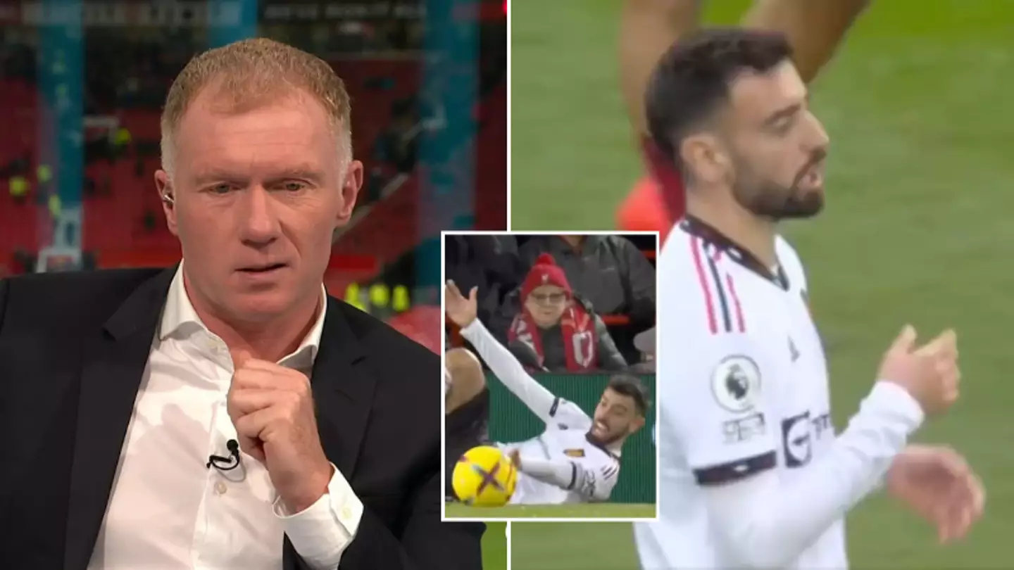 Paul Scholes says he actually 'feels sorry' for Bruno Fernandes after 7-0 defeat to Liverpool