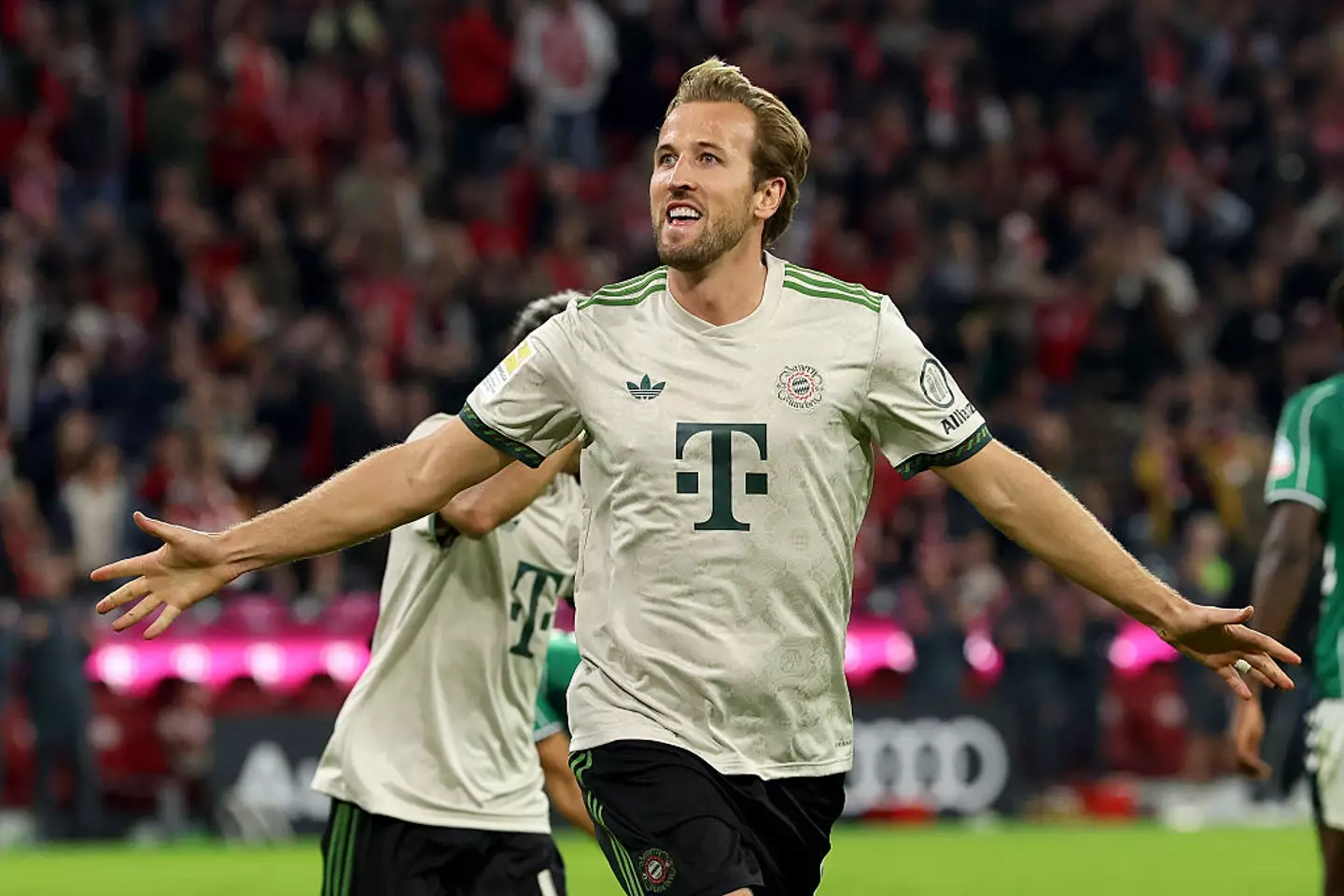 Harry Kane in action for Bayern Munich (Credit:Getty)