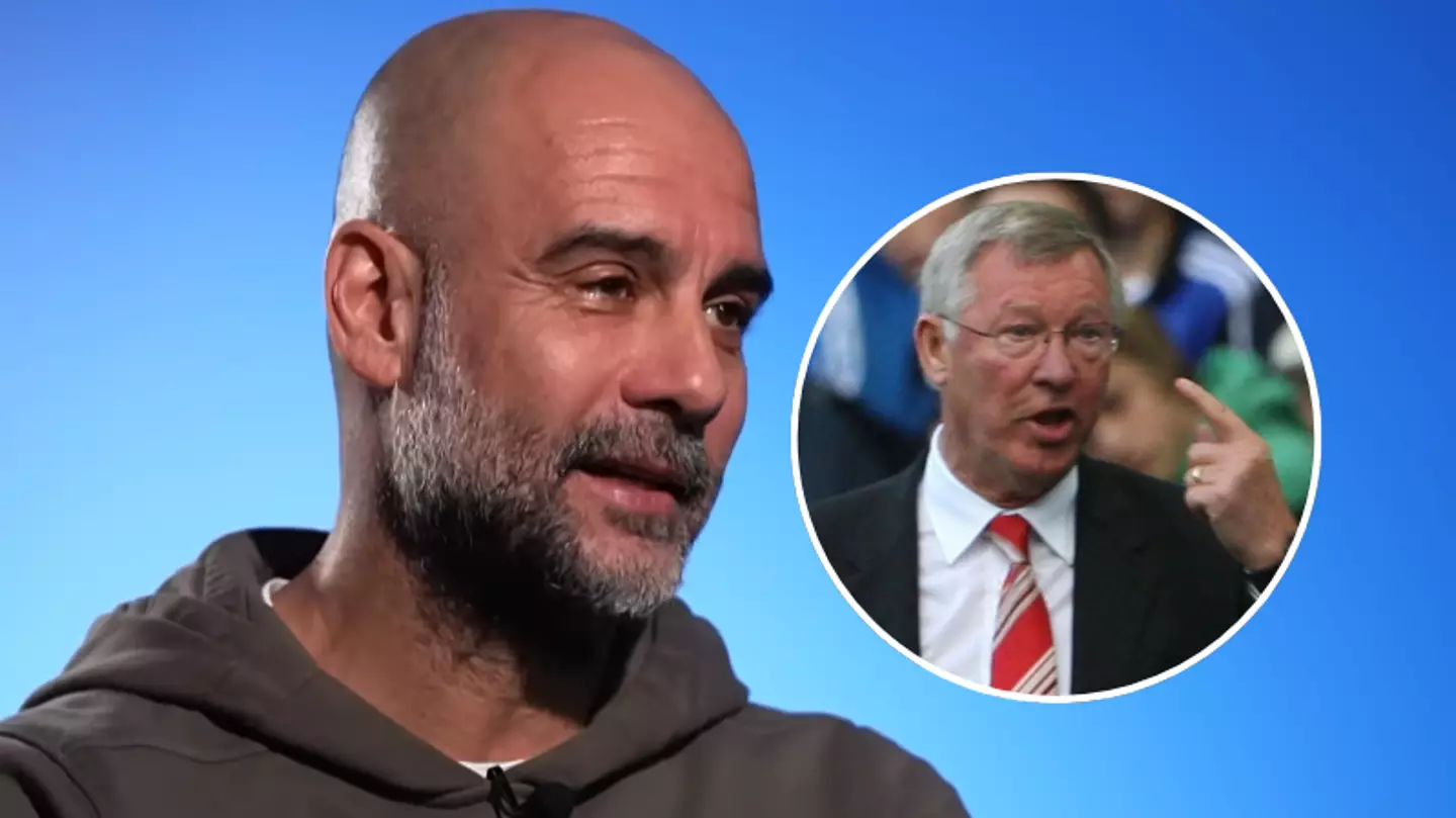 Pep Guardiola names the only player he has given Sir Alex Ferguson's hairdryer treatment to