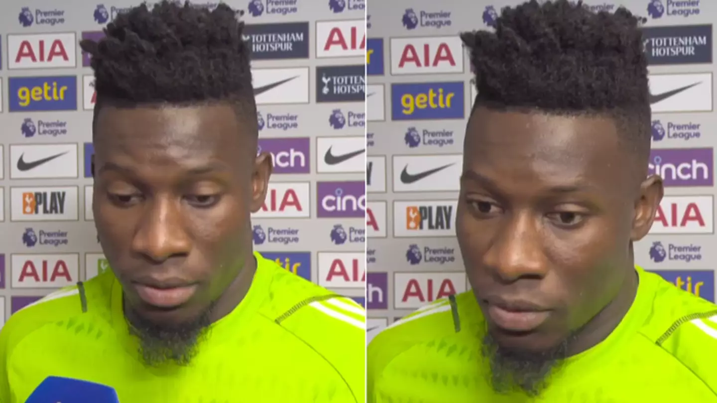 Andre Onana accused of being 'delusional' for comments made in interview after defeat vs Tottenham Hotspur