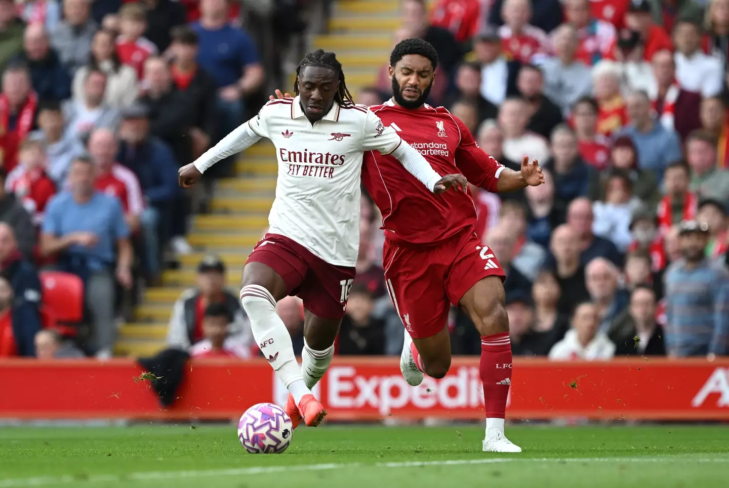Eberechi Eze impressed Arsenal fans on his debut. Image: Getty
