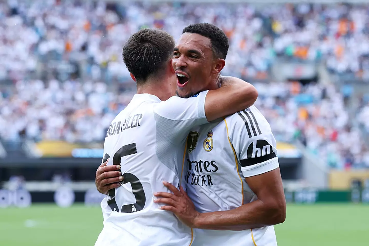 Trent Alexander-Arnold in action for Real Madrid (Credit:Getty)