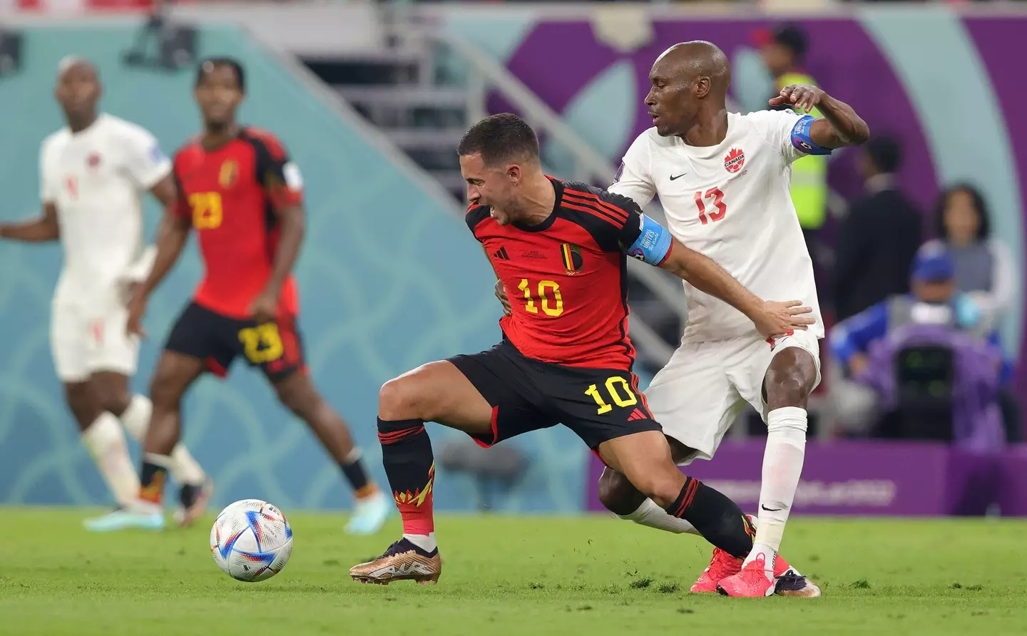 Hazard didn't have much impact on the game vs Canada. Image: Alamy