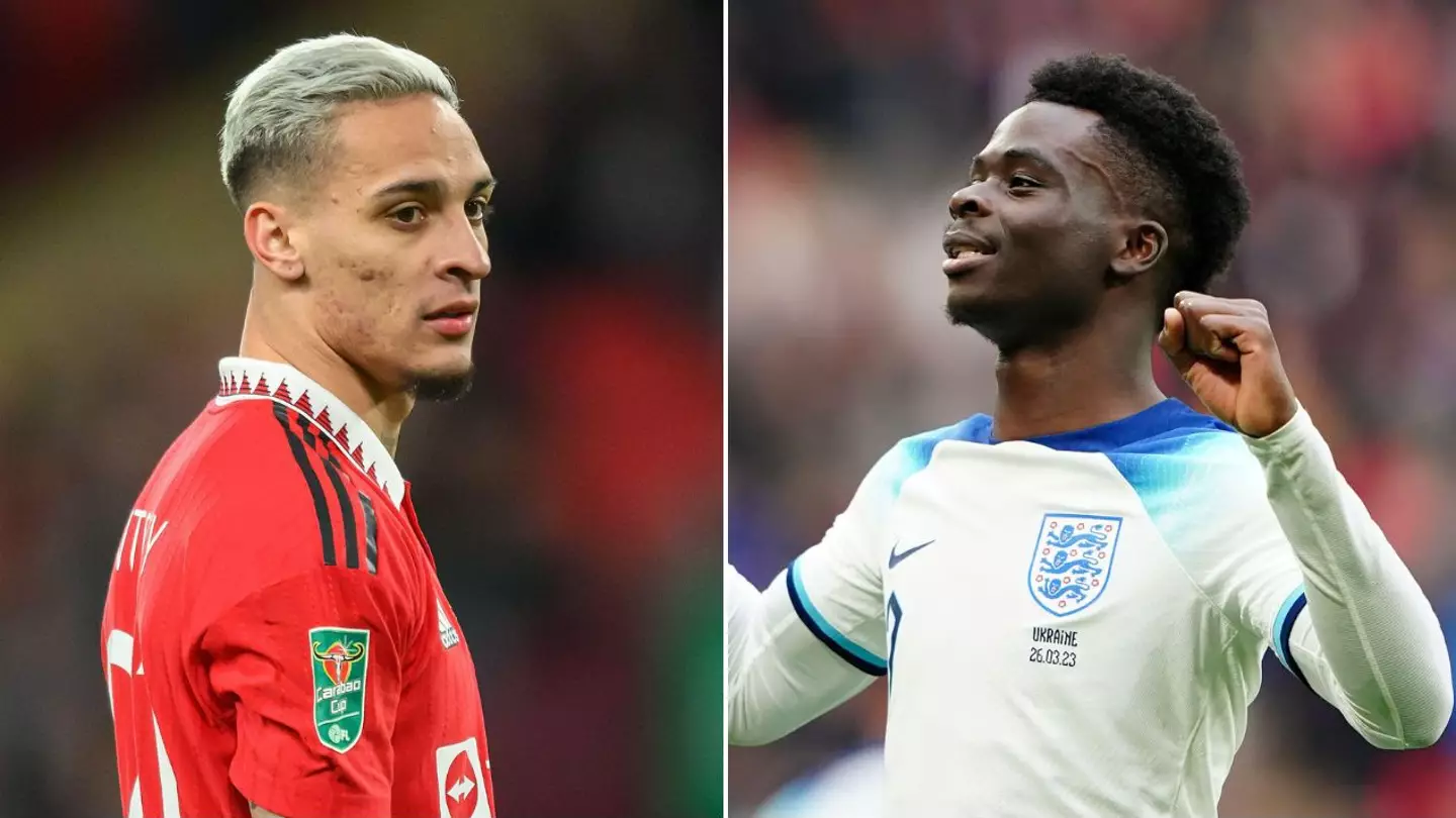 Man Utd's Antony 'has posters of Arsenal star Bukayo Saka in his bedroom', jokes Premier League legend