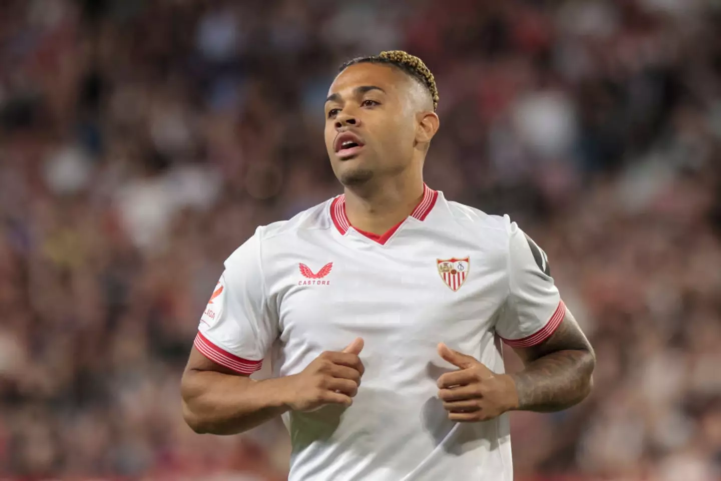 Mariano Diaz pictured in action for Sevilla (Image: Getty)