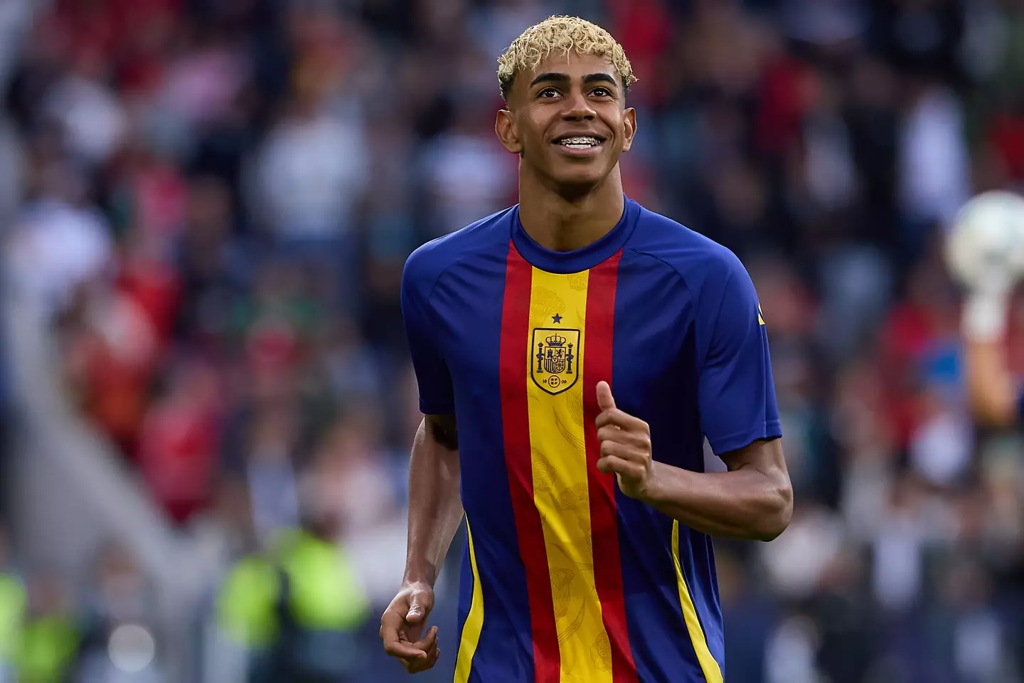 Lamine Yamal is in the running to win the Ballon d'Or. Image: Getty