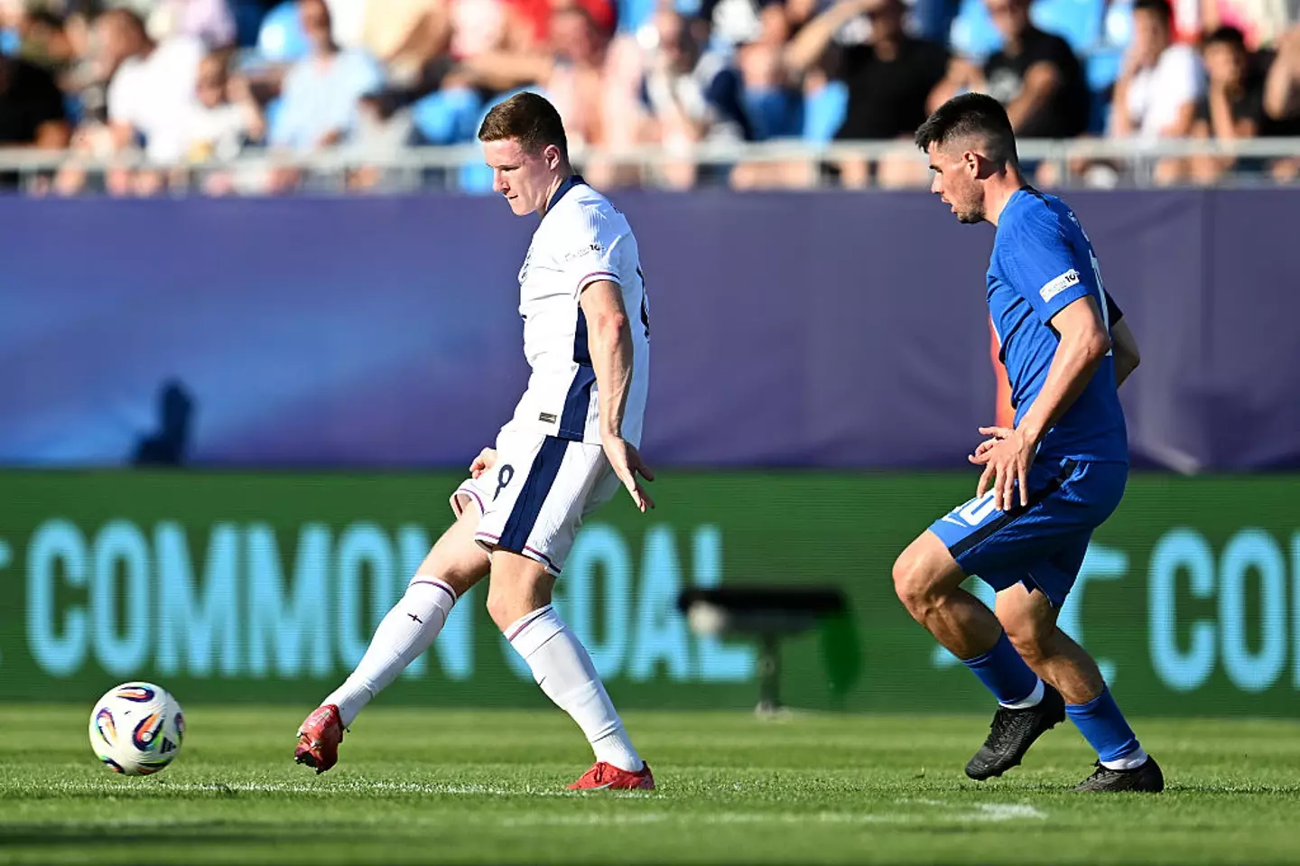 Eliott Anderson impressed while playing for England at the U21 Euros. (Image: Getty)