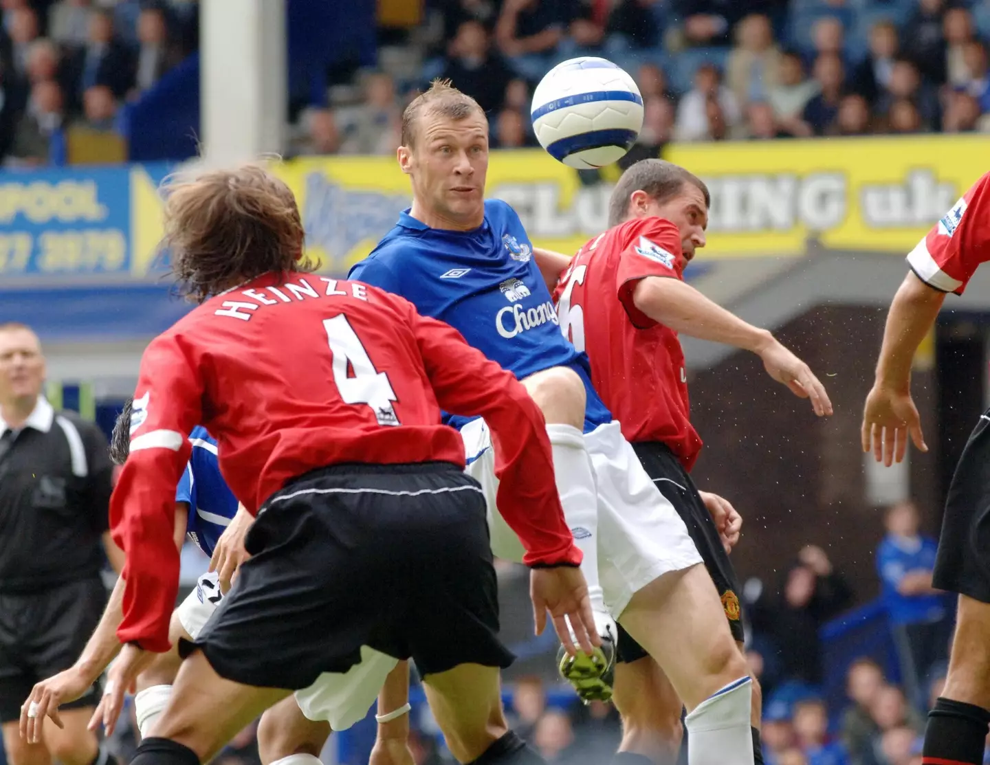 There aren't many pictures of Keane and Ferguson in the same shot. Image credit: Getty