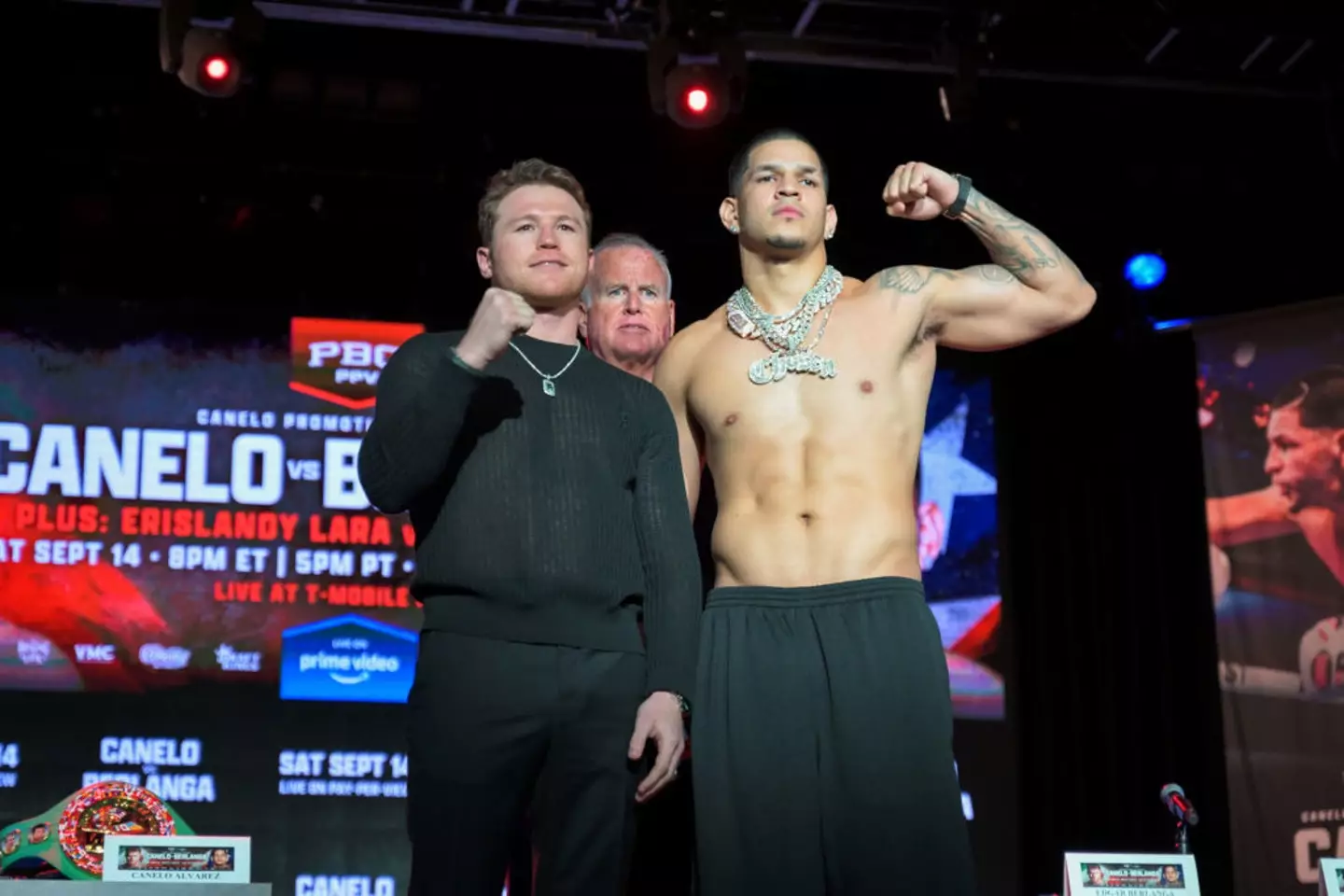 Canelo Alvarez vs Edgar Berlanga takes place in Las Vegas on September 14. (Image: Getty)