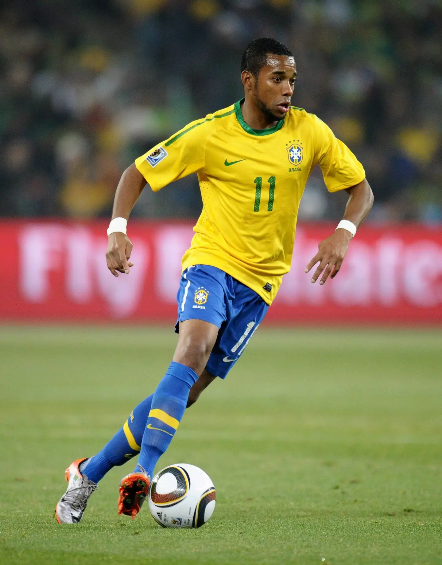 Robinho won 100 caps for Brazil during his playing career (Image: Alamy)