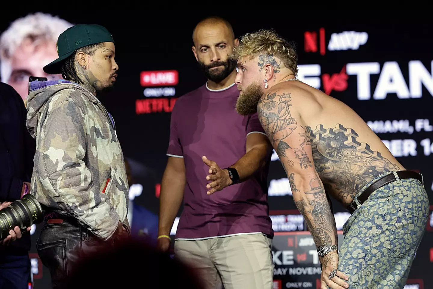 Davis is set to fight Jake Paul on November 14. (Image: Adam Hunger/Getty Images)