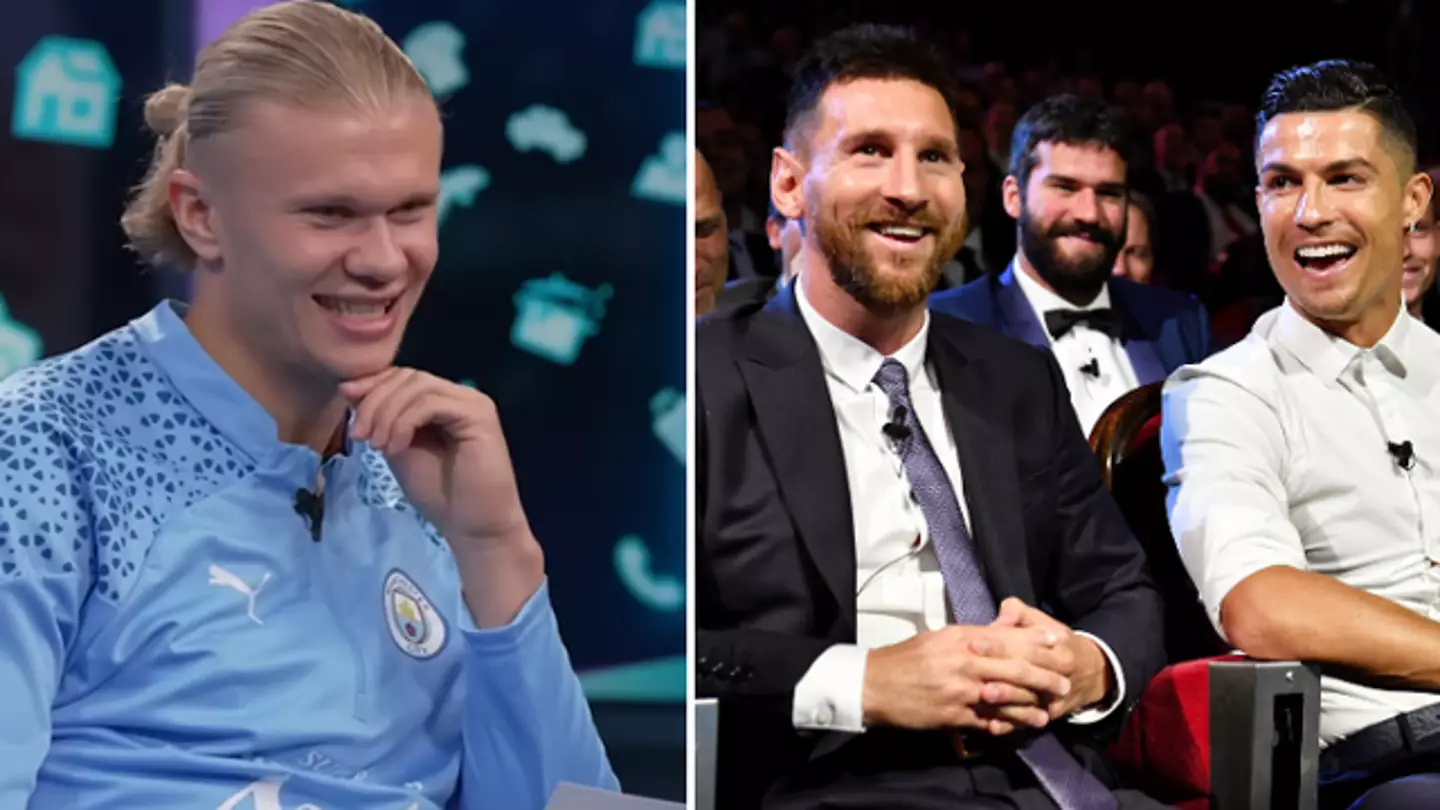 Erling Haaland named his dream five-a-side team as bold Cristiano Ronaldo and Lionel Messi decision made