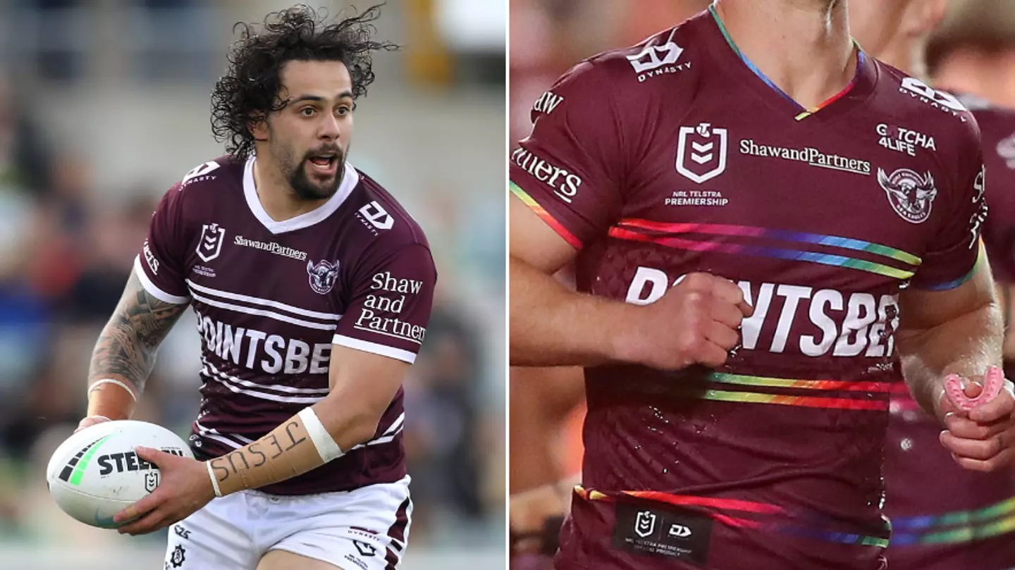 Manly Sea Eagles player says his gay sister 'totally understood' his decision to not wear club's rainbow pride jersey