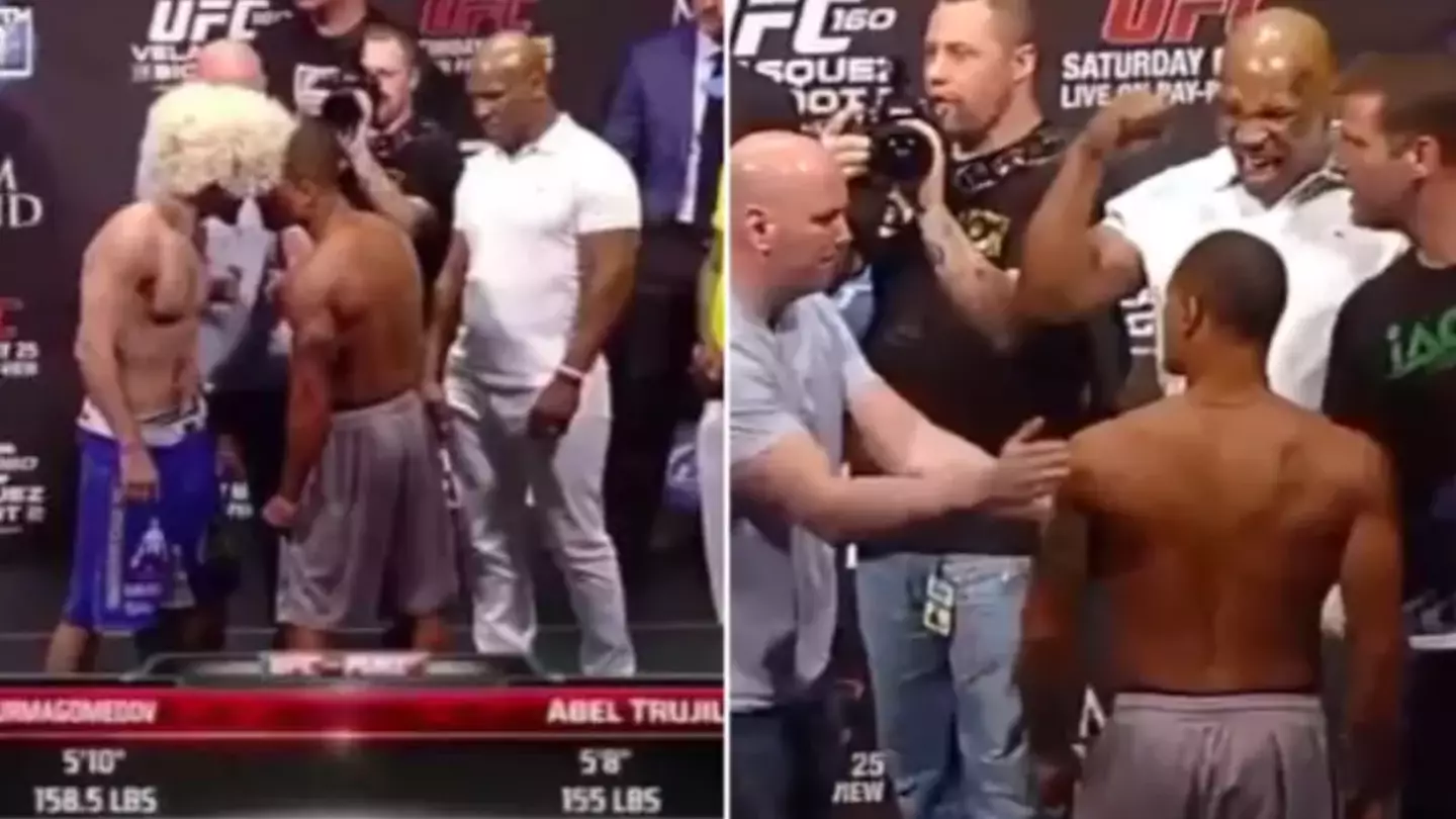 Mike Tyson's incredible reaction when Khabib Nurmagomedov completely lost his head at UFC event