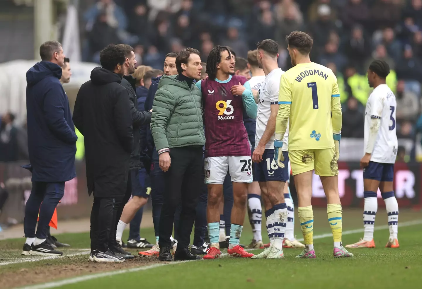 Hannibal was "very distressed", according to Burnley boss Scott Parker. Image credit: Getty