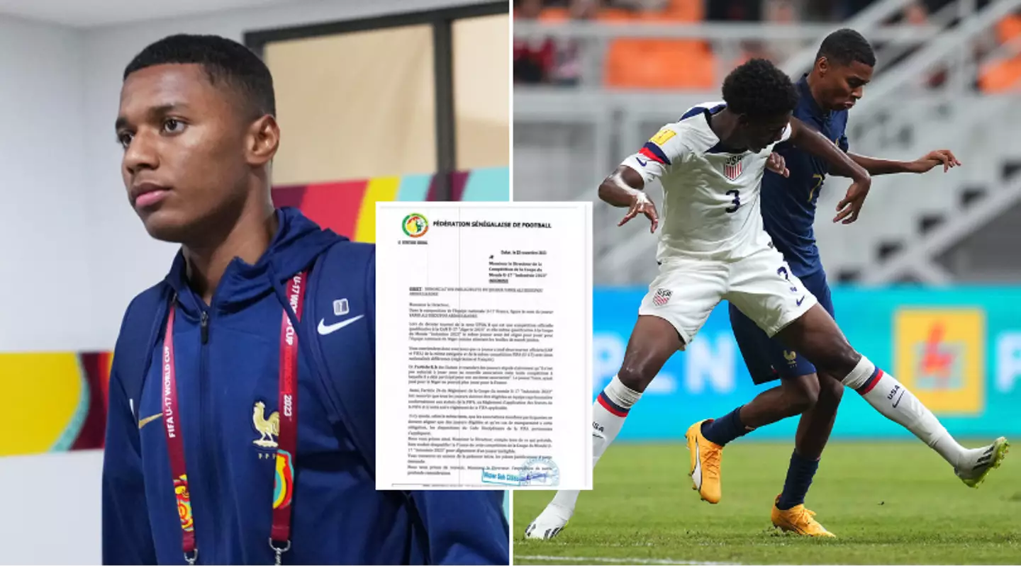 France could be disqualified from U17 World Cup as Senegal 'send official appeal to FIFA'