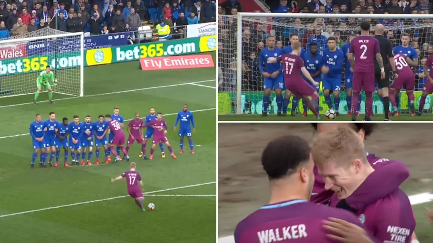 Fans think Kevin De Bruyne is responsible for changing how free kicks are defended