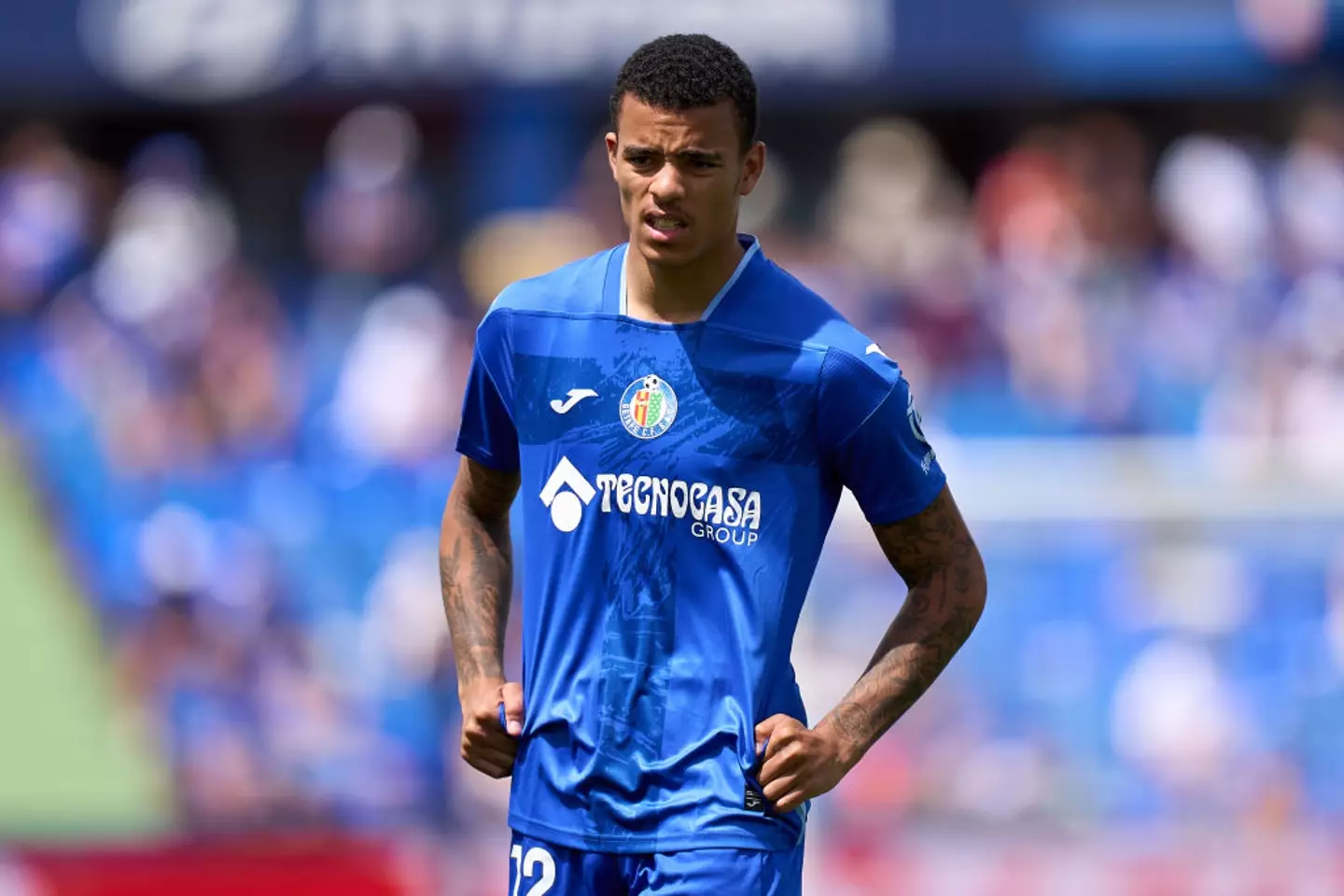 Greenwood spent last season on loan at Getafe (Image: Getty)