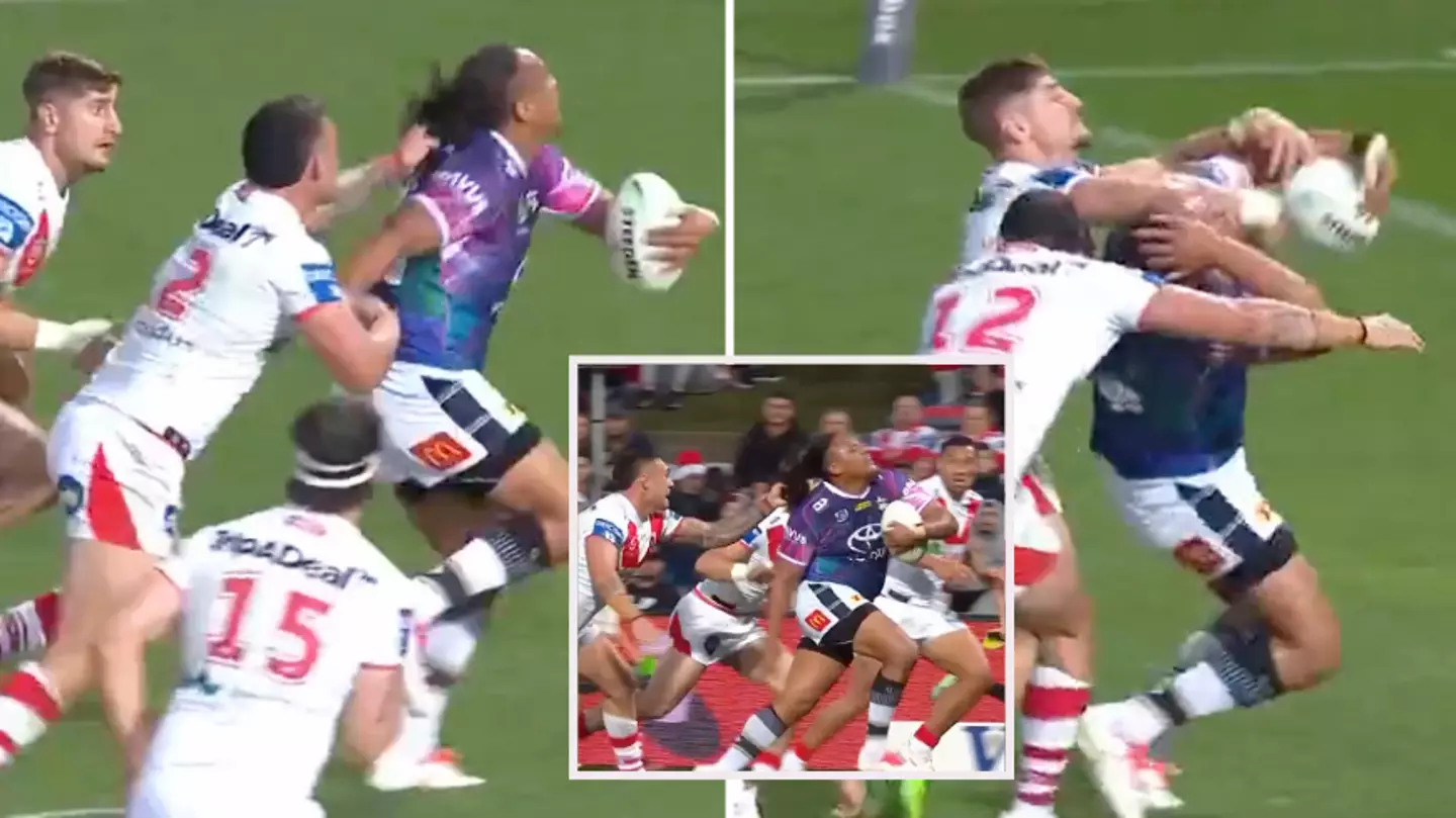 NRL Star Jadyn Su'A Charged With Ugly Hair Pull That Denied Rival A Try