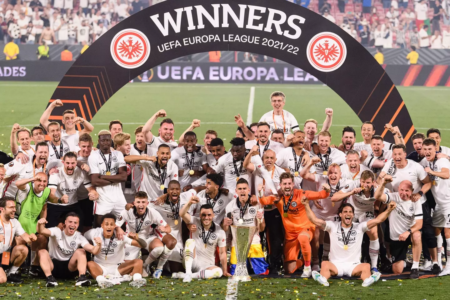Frankfurt are the Europa League holders. Image: Alamy