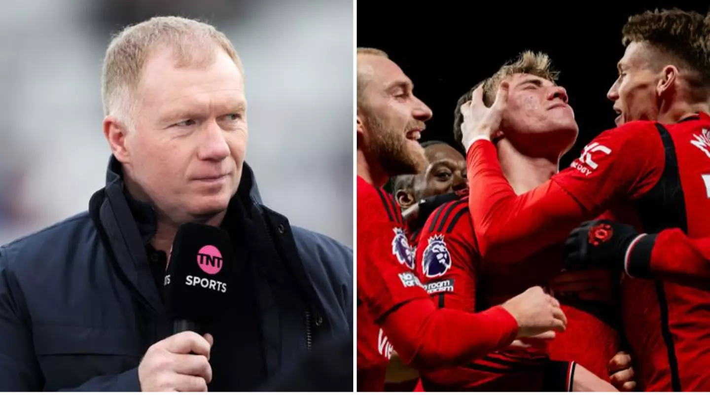 Paul Scholes says Man Utd player was lucky to be on the pitch vs Aston Villa