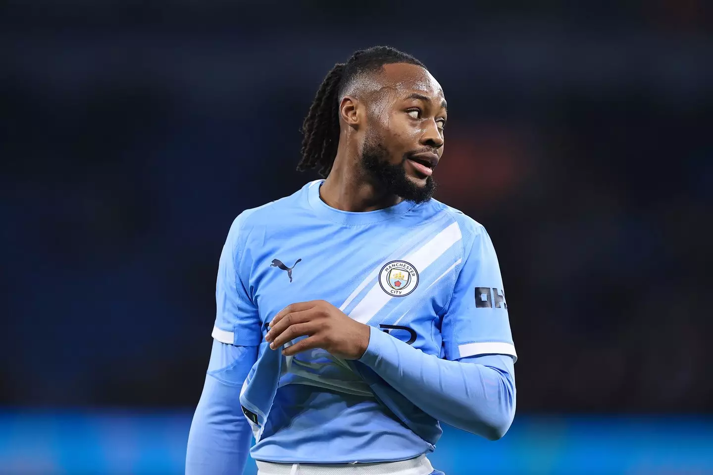 Semenyo was able to play in both legs against Newcastle. Image: Getty